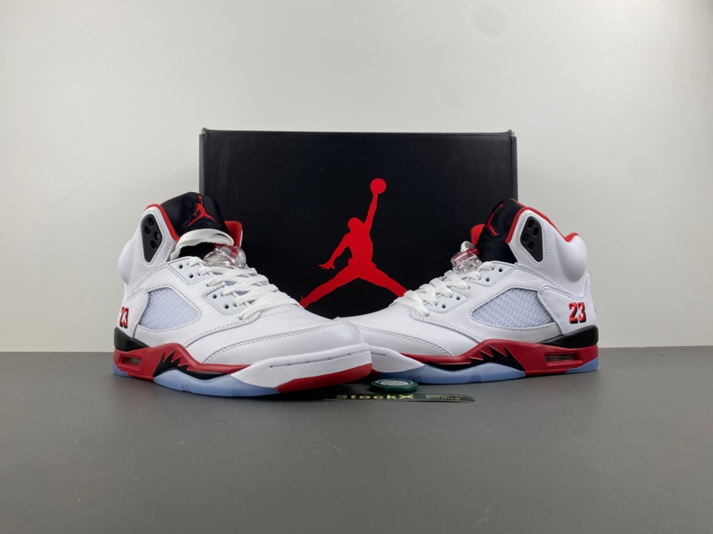 Air Jordan 5 “Fire Red Black Tongue” HQ7978-101