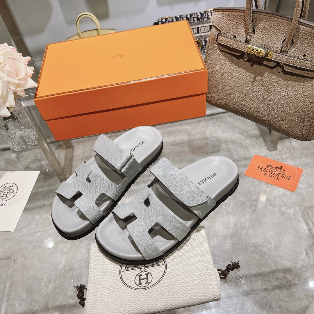 Hermes Chypre Slippers