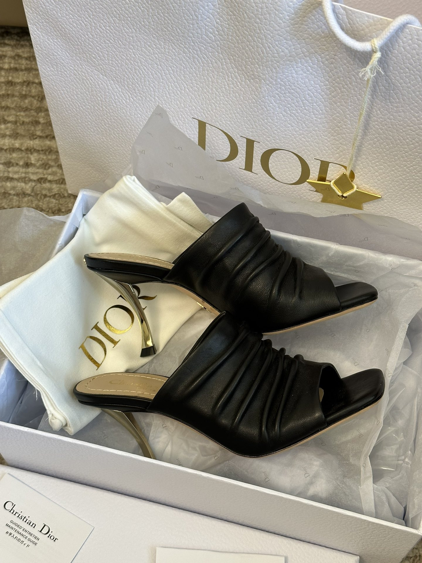 Dior Open Toe Pumps Slippers