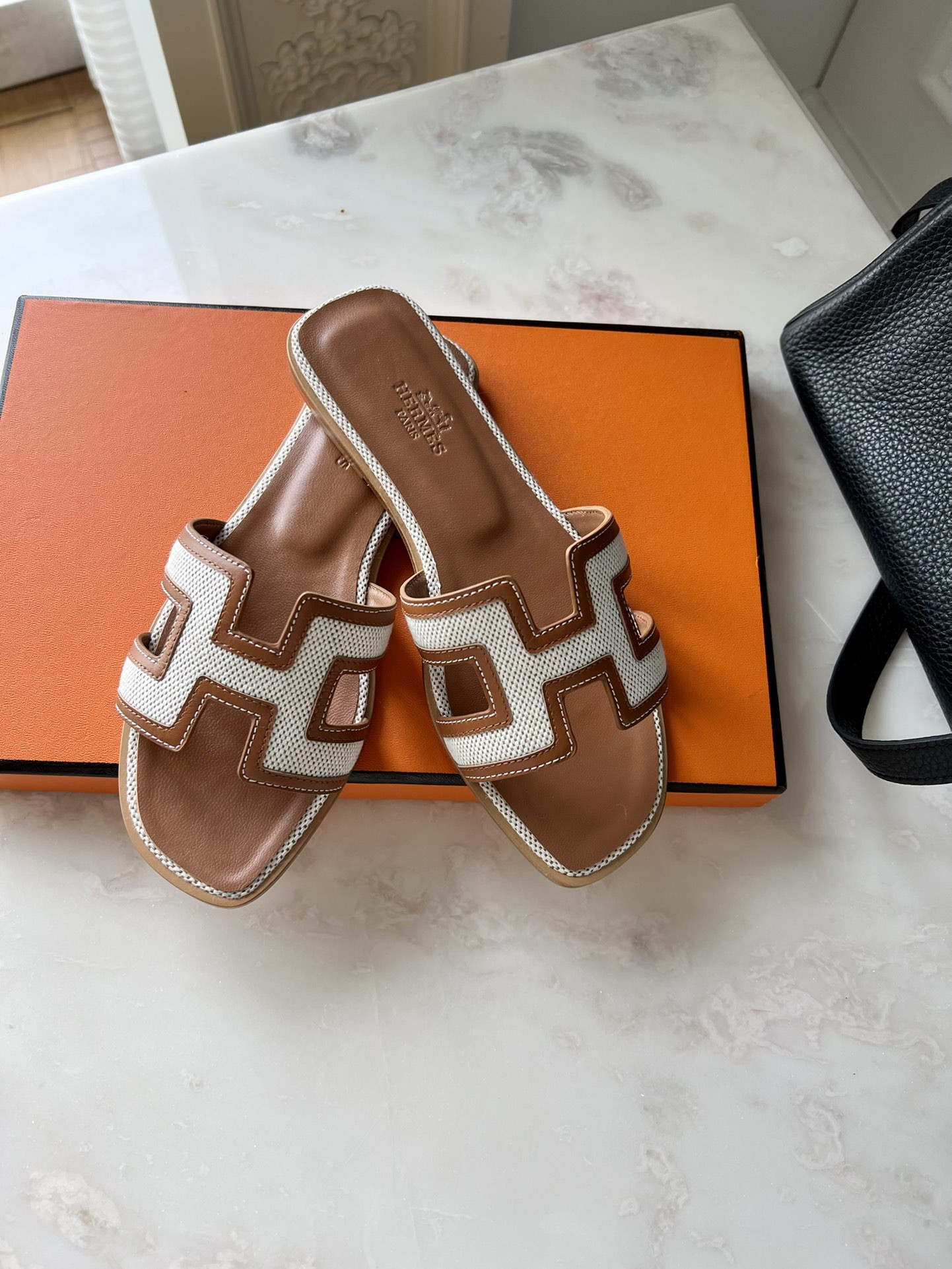 Hermes Oran Slippers