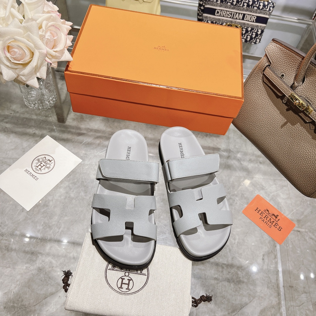 Hermes Chypre Slippers
