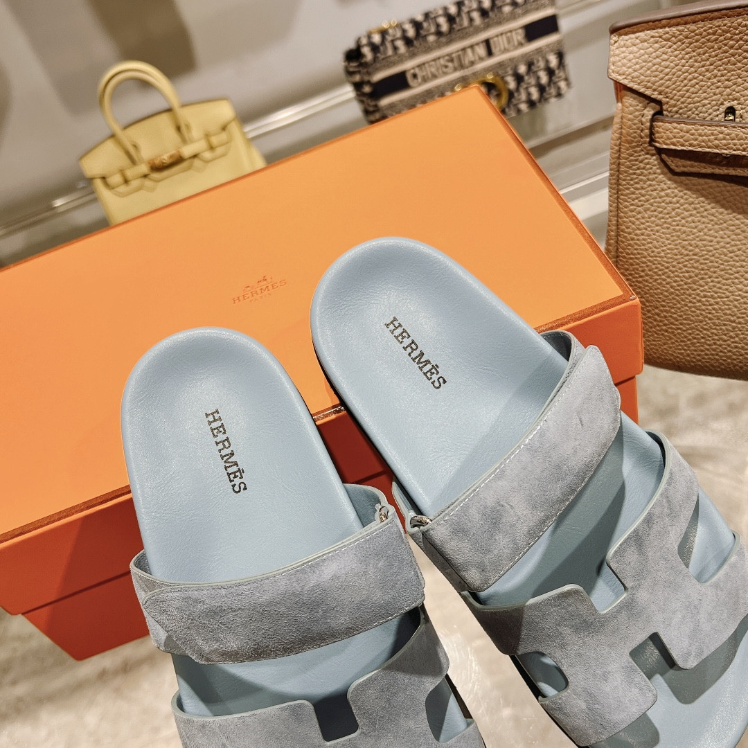 Hermes Chypre Slippers