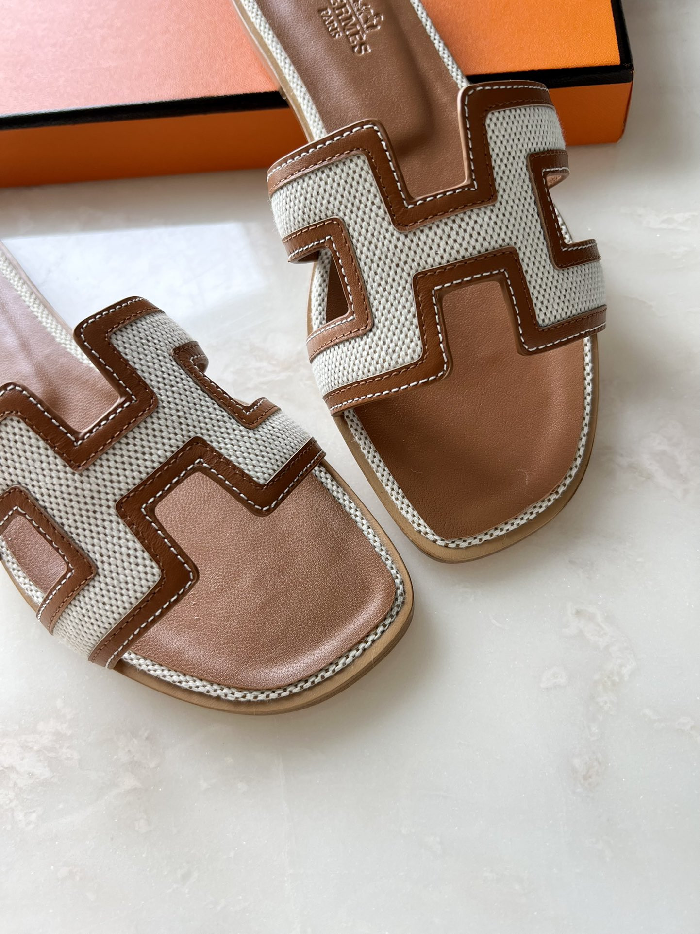 Hermes Oran Slippers