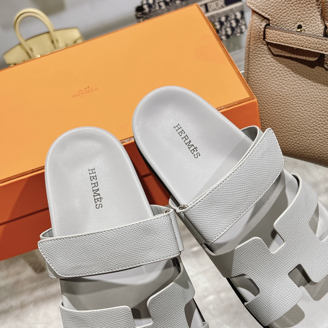 Hermes Chypre Slippers