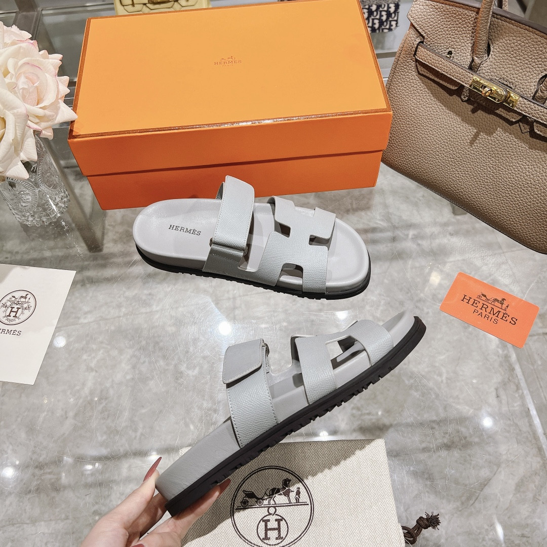 Hermes Chypre Slippers