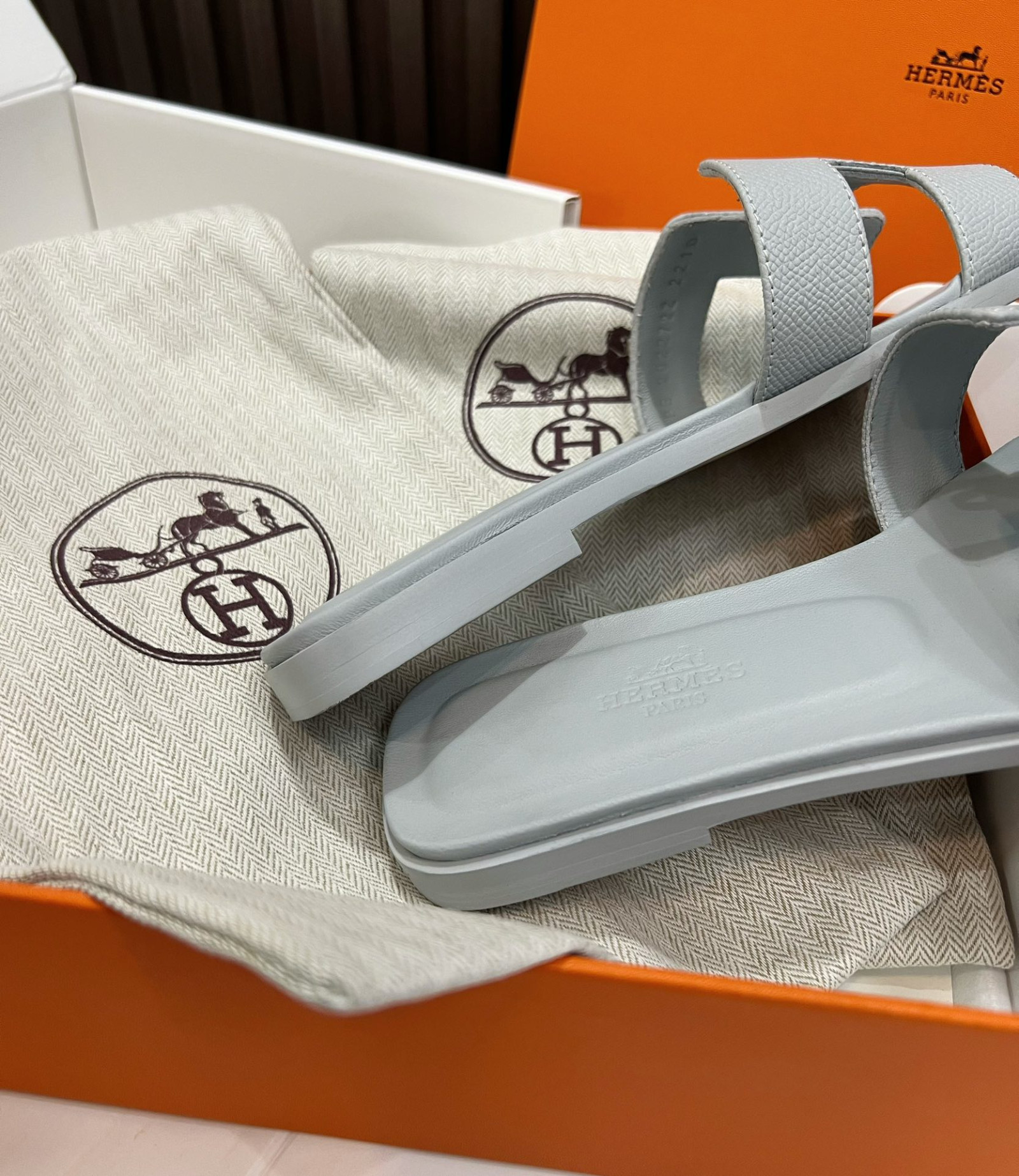 Hermes Oran Slippers