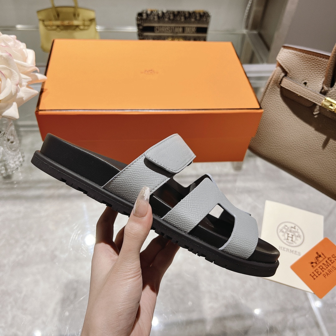 Hermes Chypre Slippers