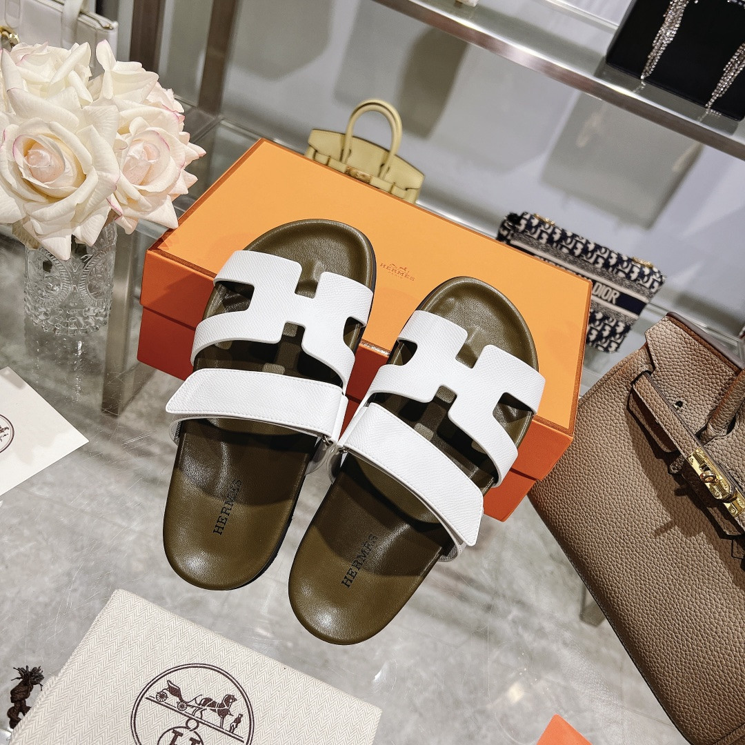 Hermes Chypre Slippers