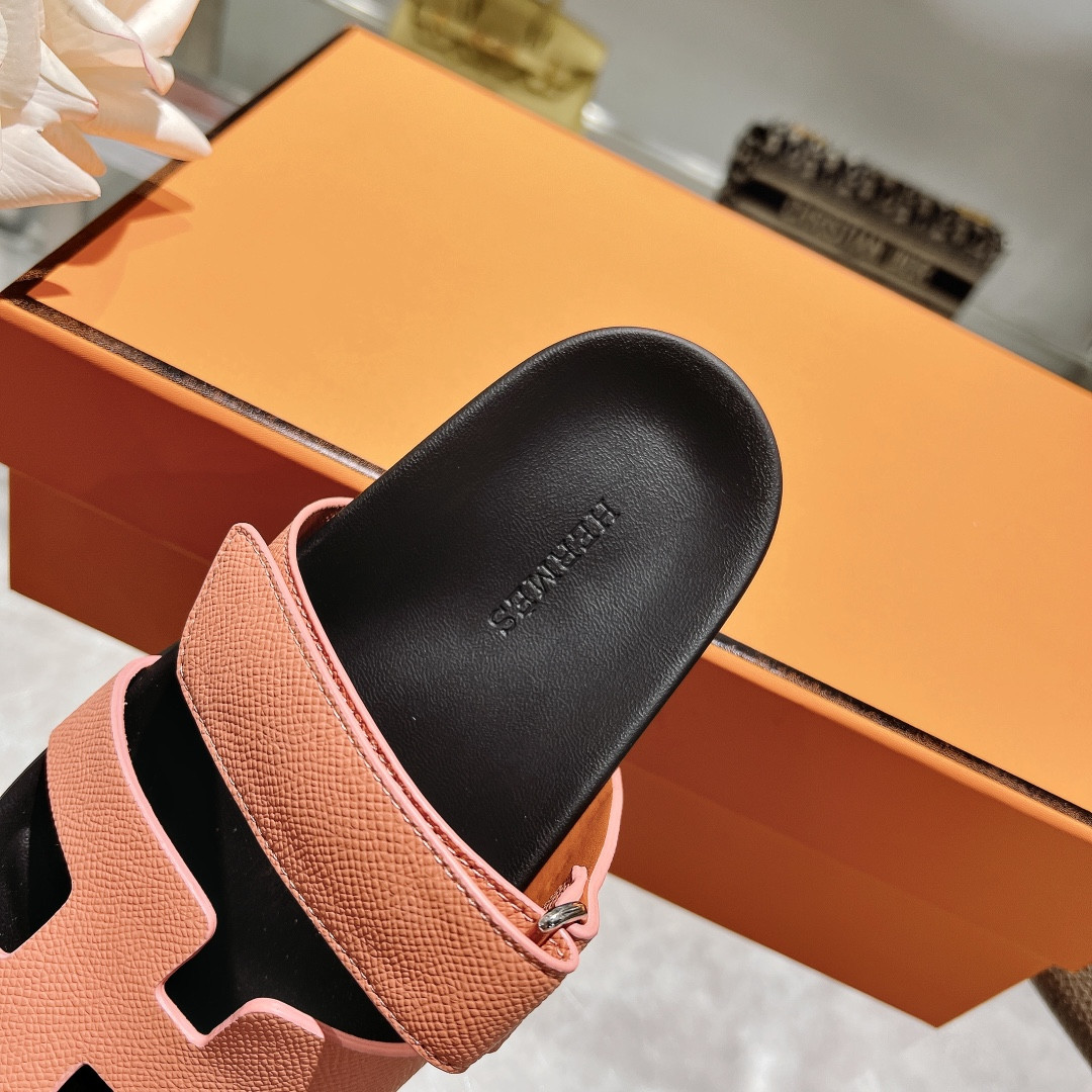 Hermes Chypre Slippers