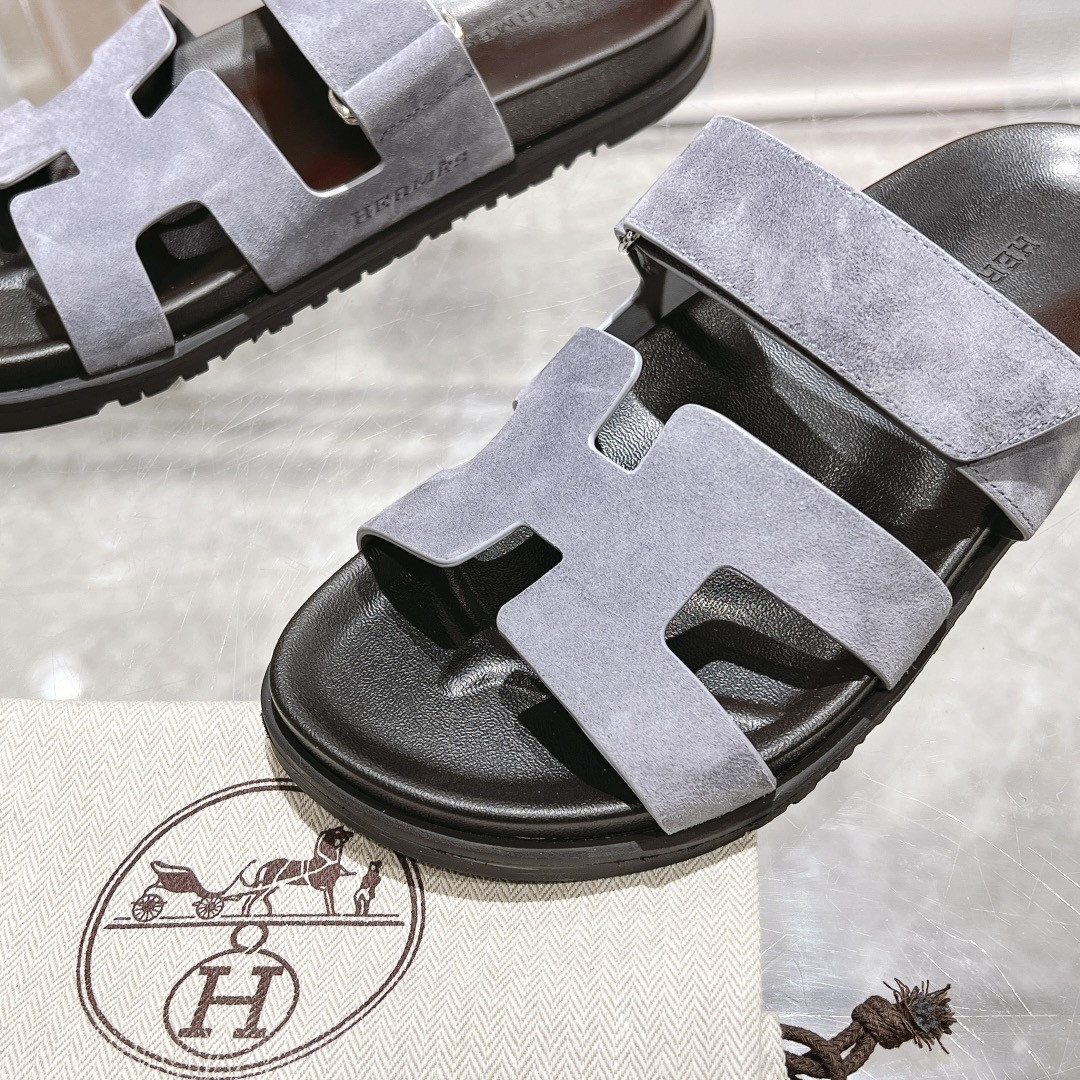 Hermes Chypre Slippers