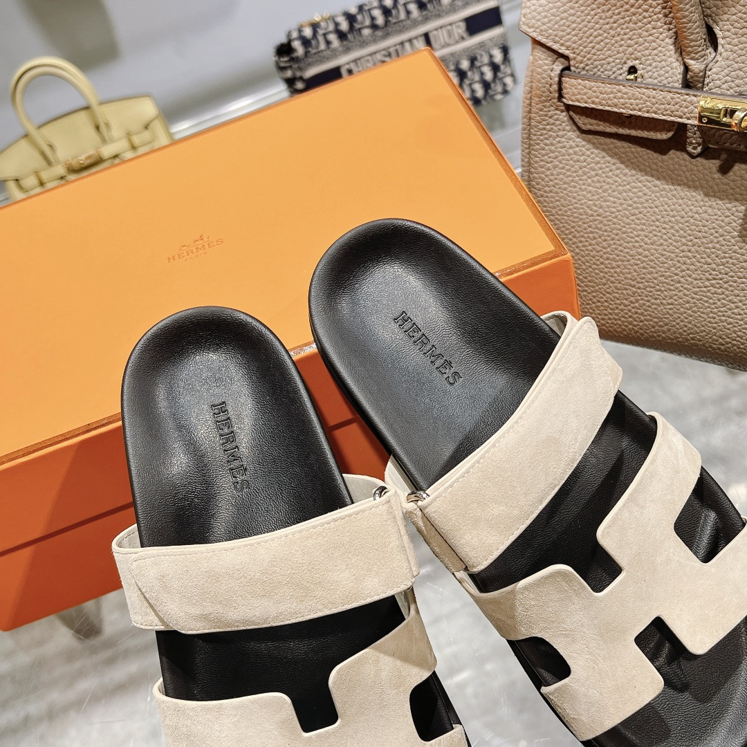 Hermes Chypre Slippers