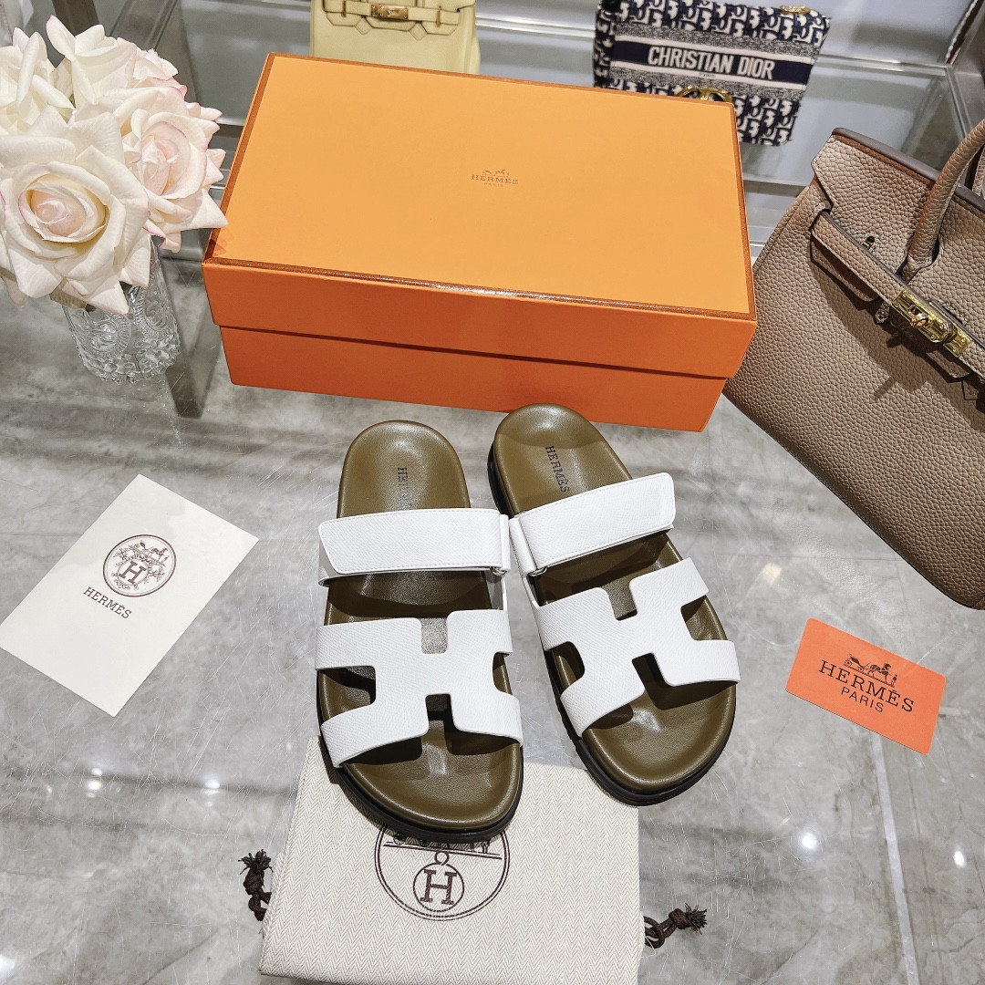 Hermes Chypre Slippers