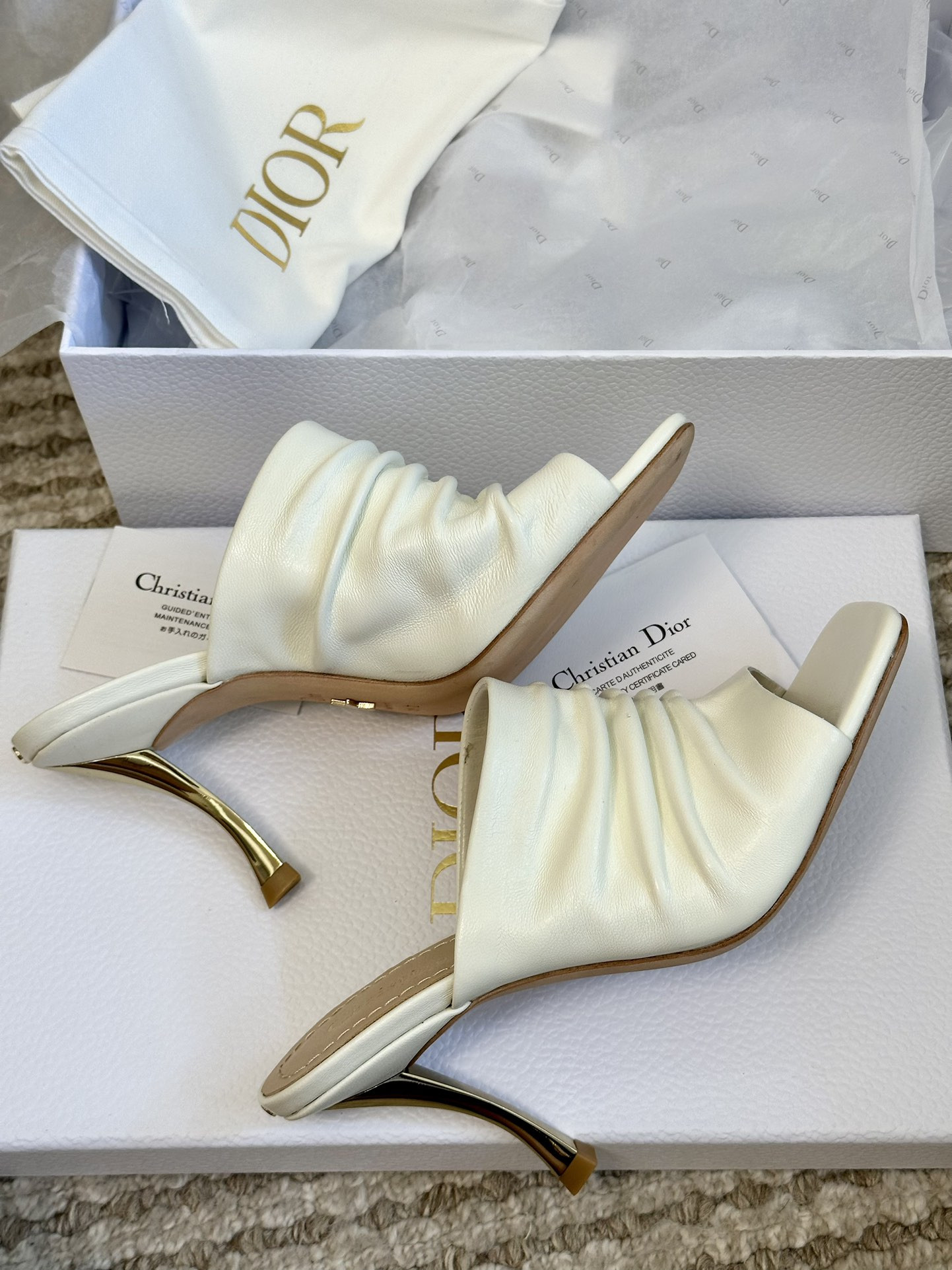 Dior Open Toe Pumps Slippers