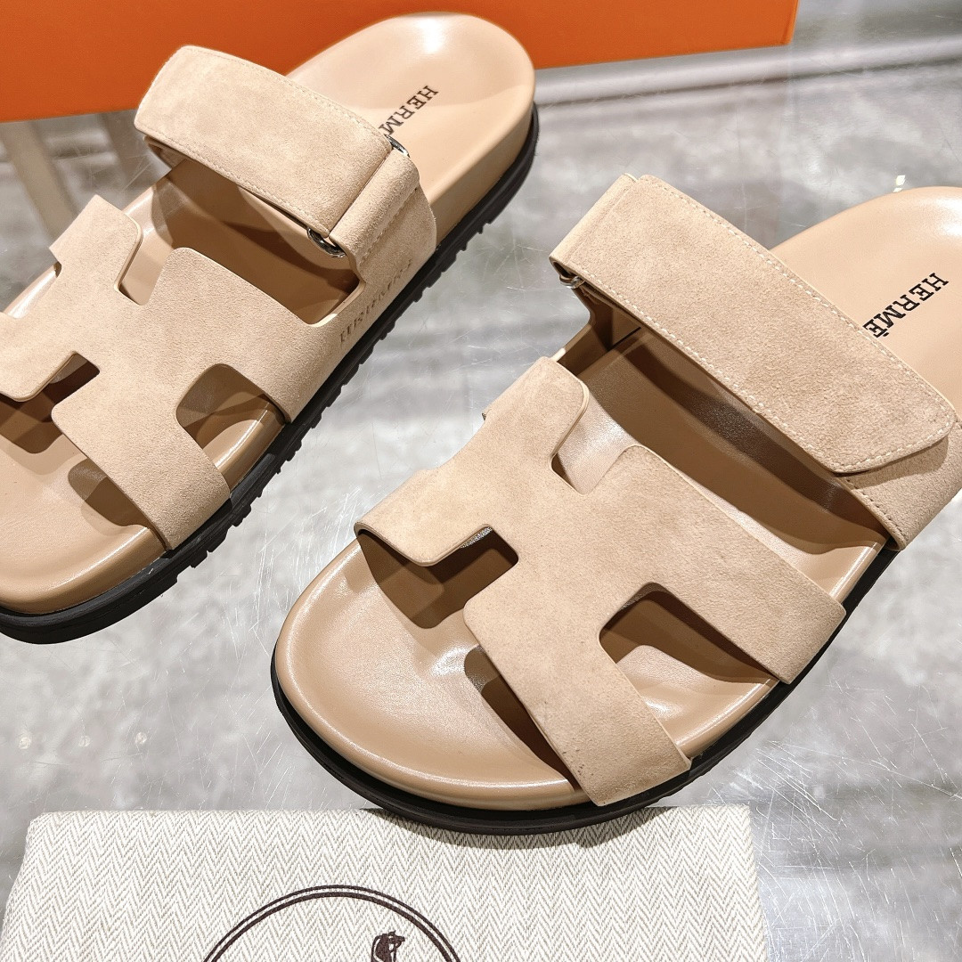 Hermes Chypre Slippers