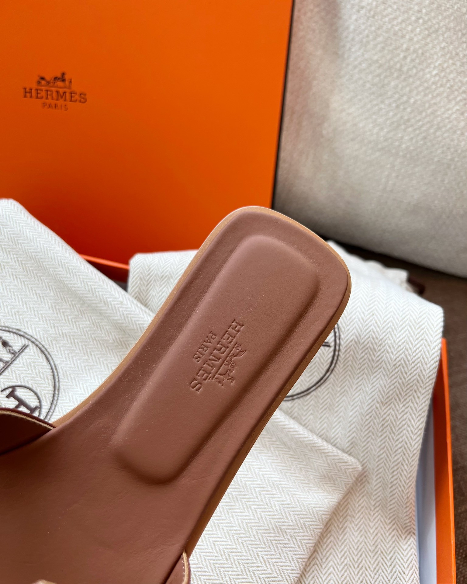 Hermes Oran Slippers