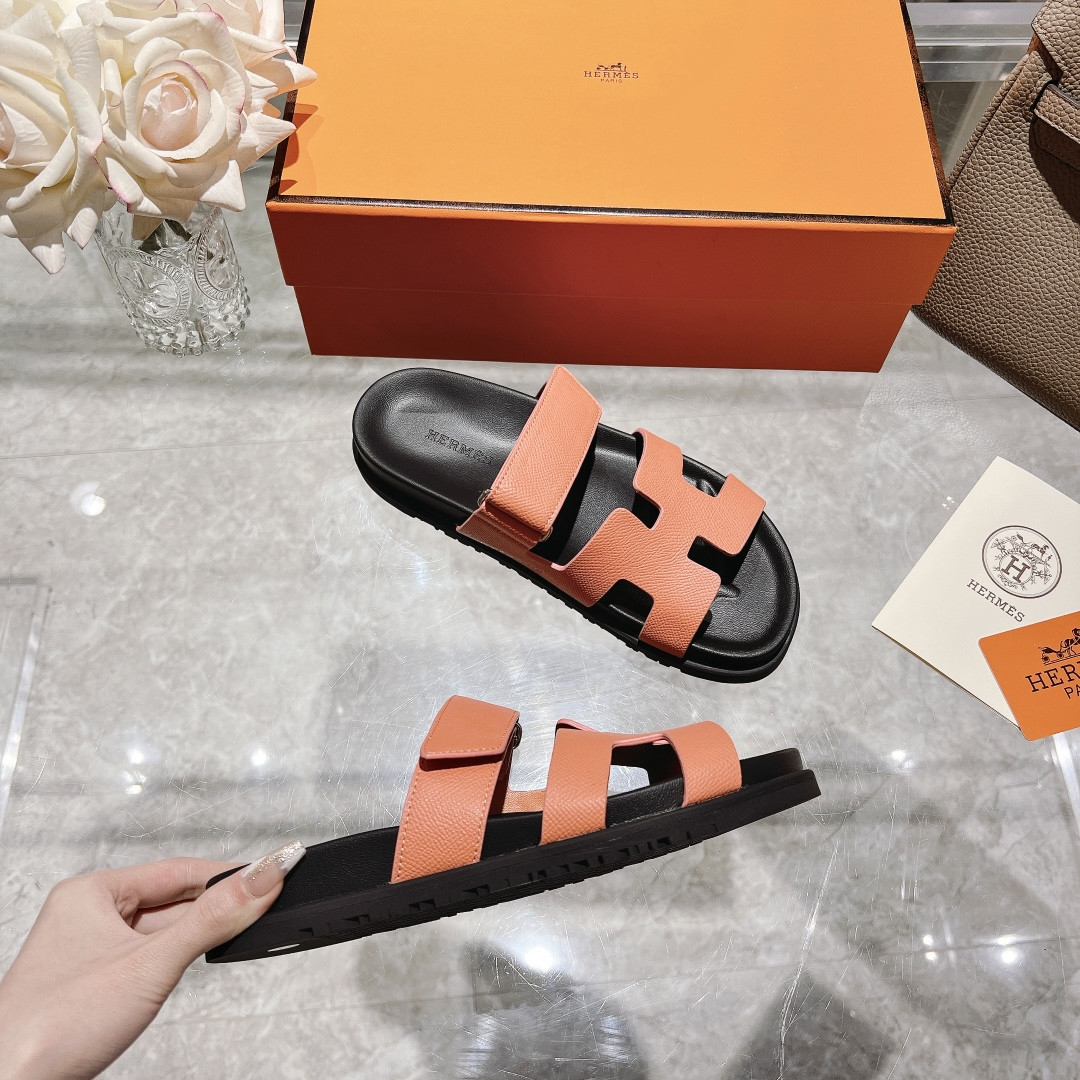 Hermes Chypre Slippers
