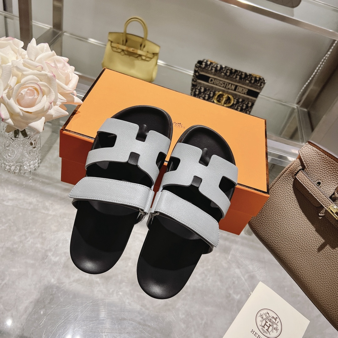 Hermes Chypre Slippers