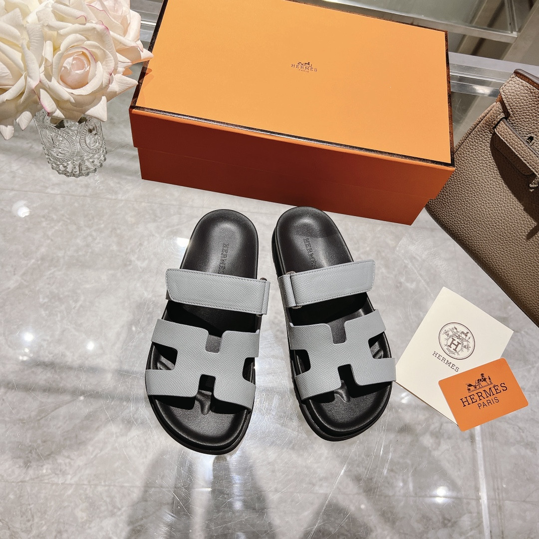 Hermes Chypre Slippers