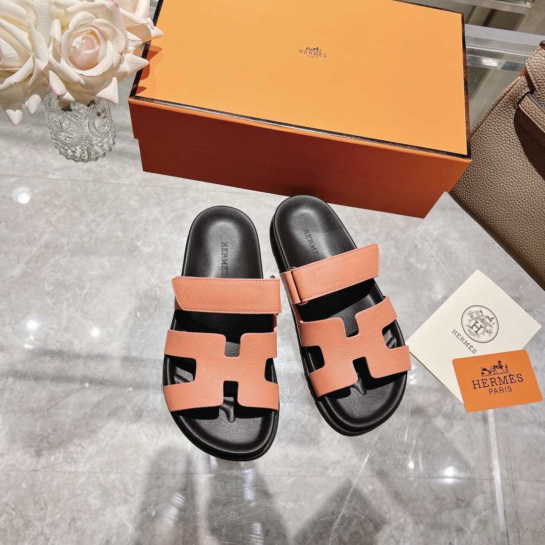 Hermes Chypre Slippers