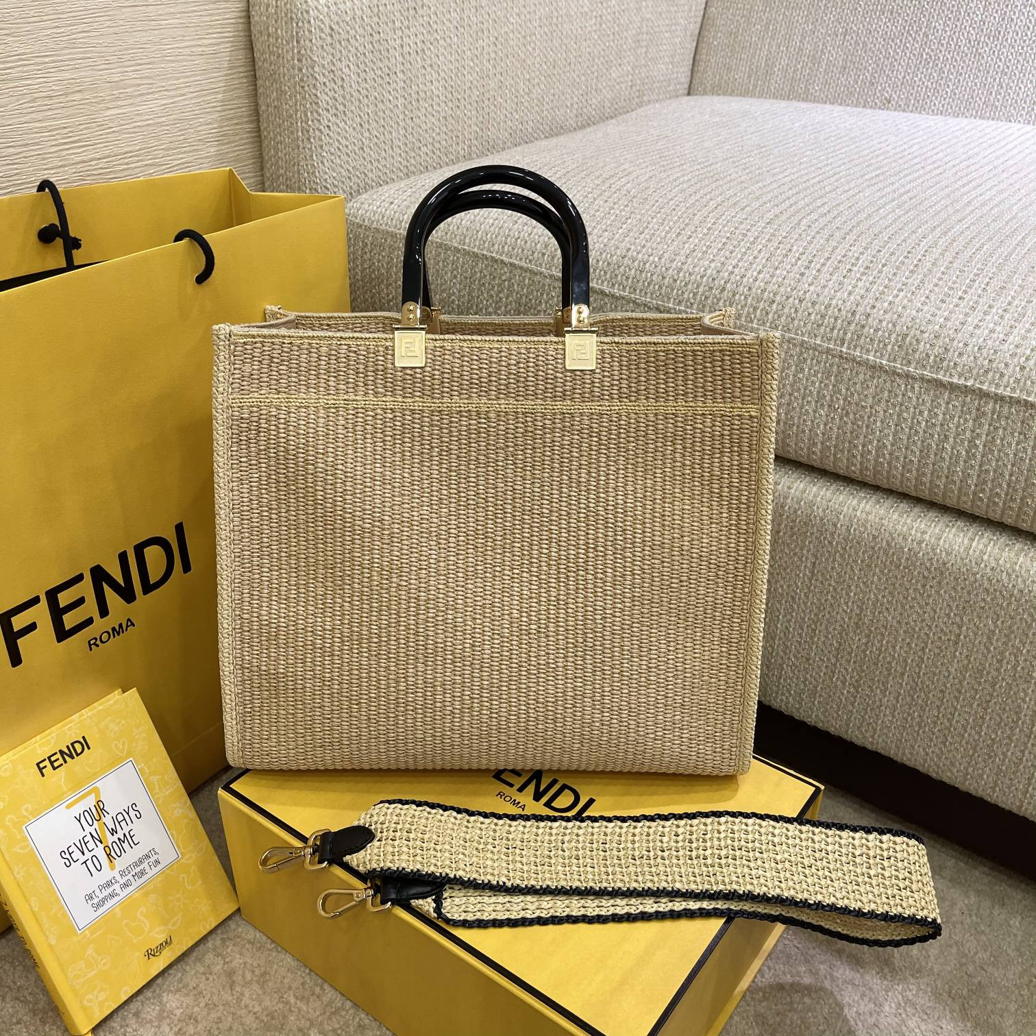 FENDI SUNSHINE TOTE