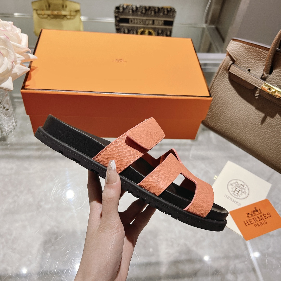 Hermes Chypre Slippers