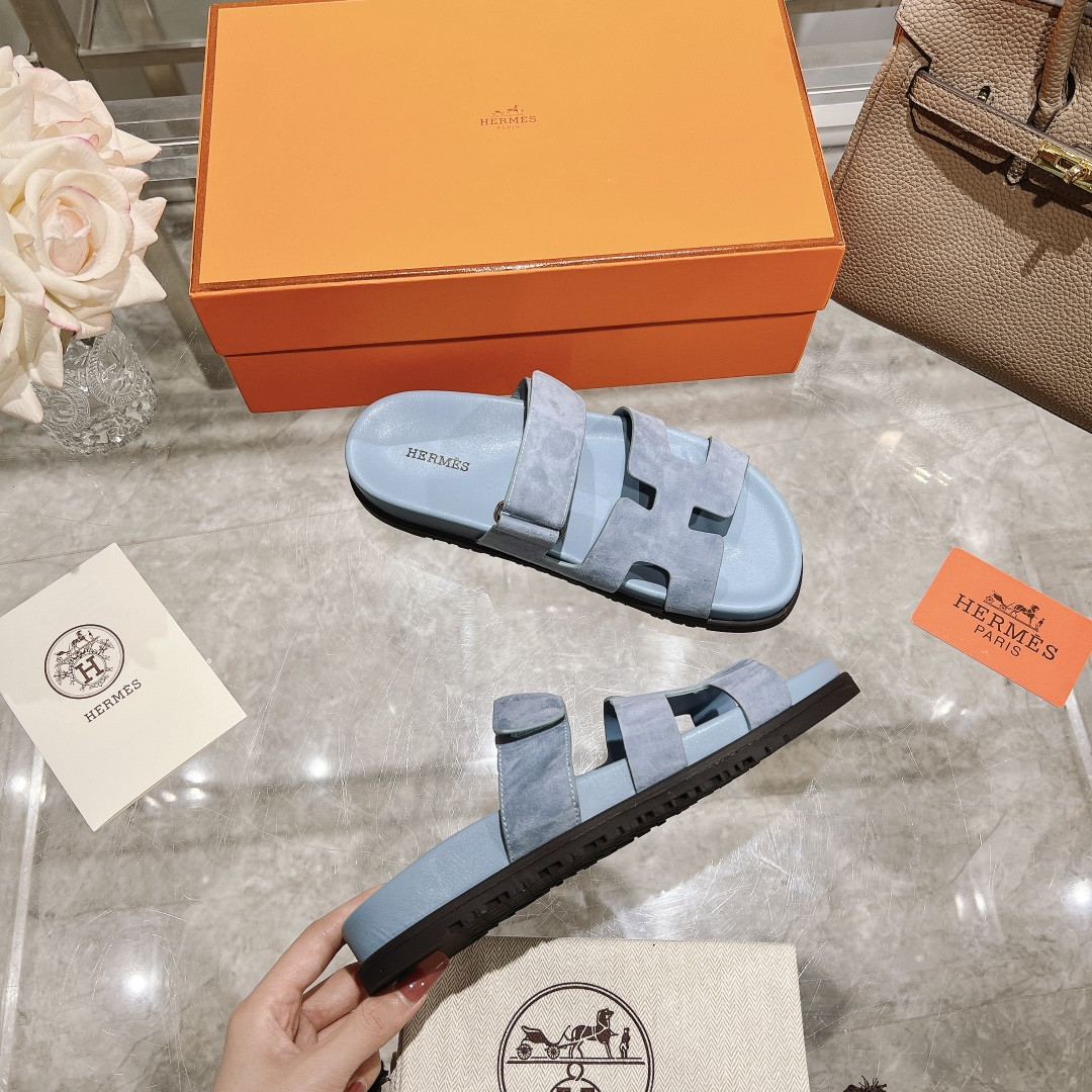 Hermes Chypre Slippers