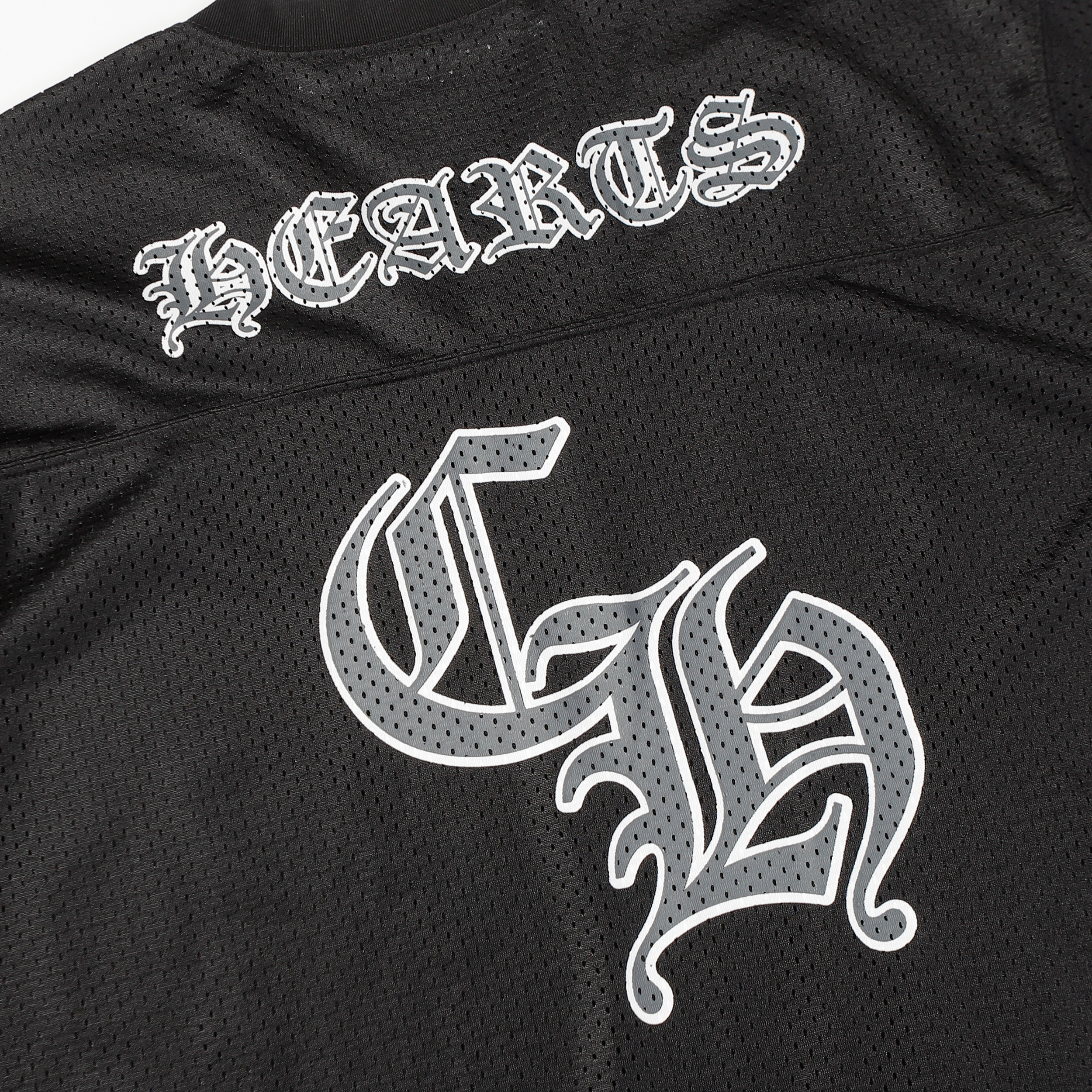 Chrome Hearts Ice Hockey Collection Silver-Plated Floral Sleeve Long Sleeve T-Shirt - Unisex Black