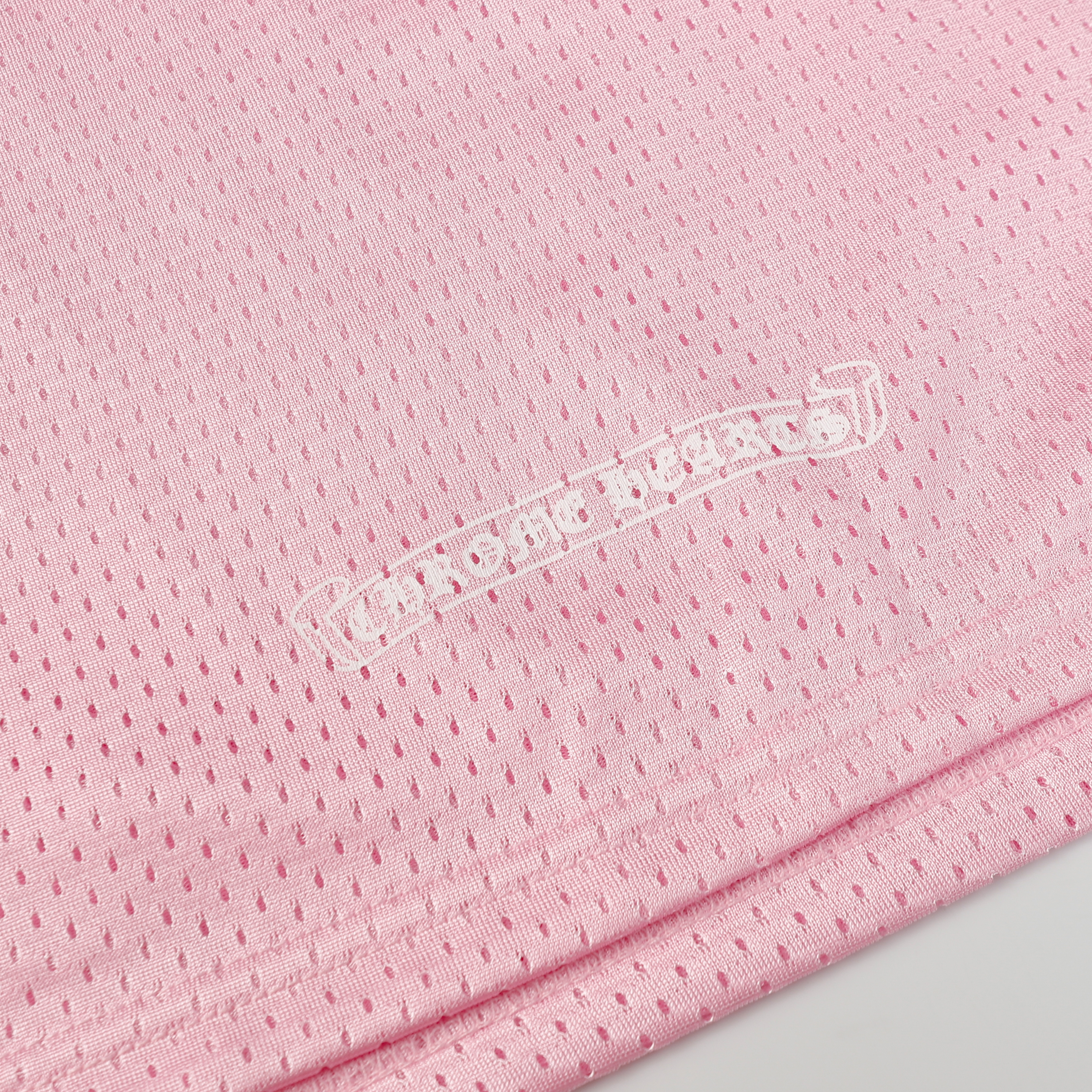 Chrome Hearts Ice Hockey Collection Silver-Plated Floral Sleeve Long Sleeve T-Shirt - Unisex Pink