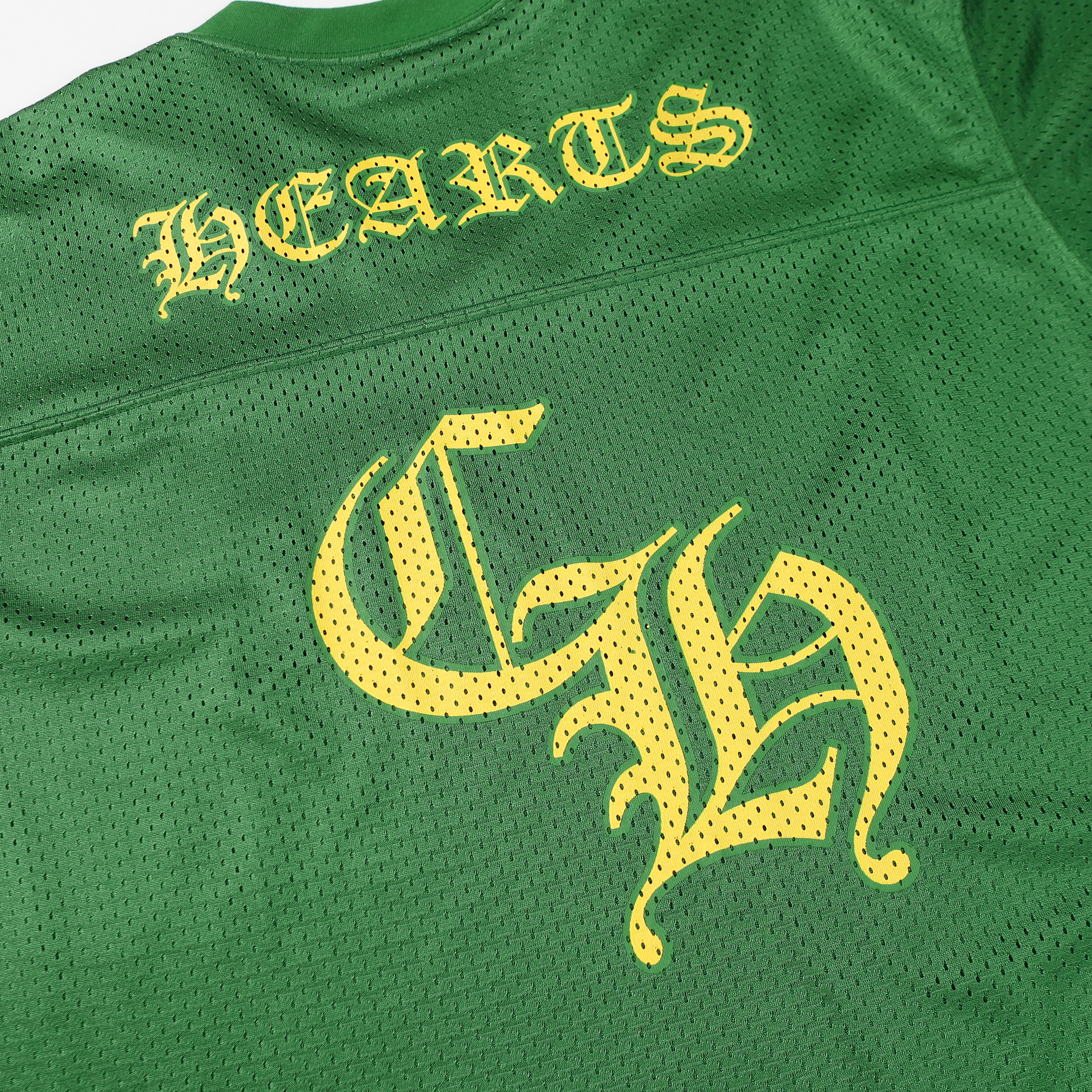 Chrome Hearts Ice Hockey Collection Silver-Plated Floral Sleeve Long Sleeve T-Shirt - Unisex Green