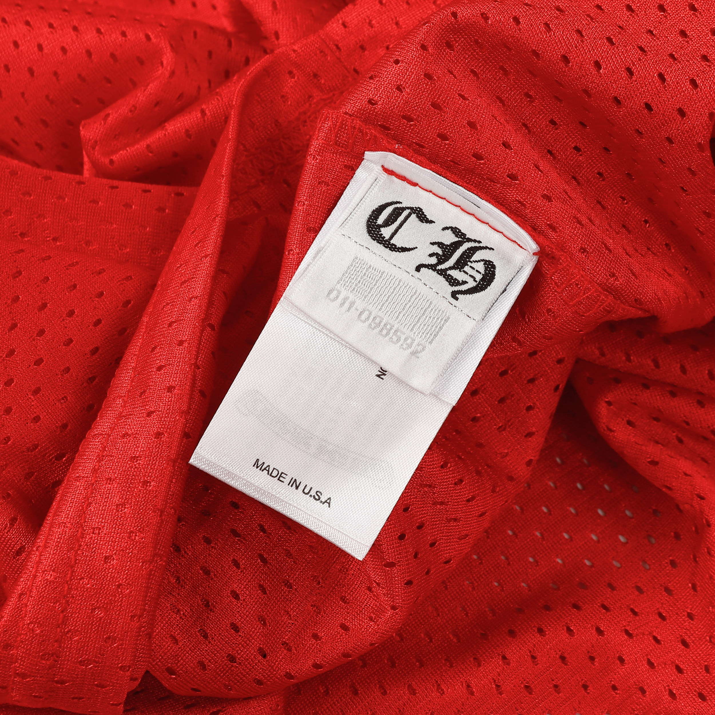 Chrome Hearts Ice Hockey Collection Silver-Plated Floral Sleeve Long Sleeve T-Shirt - Unisex Red