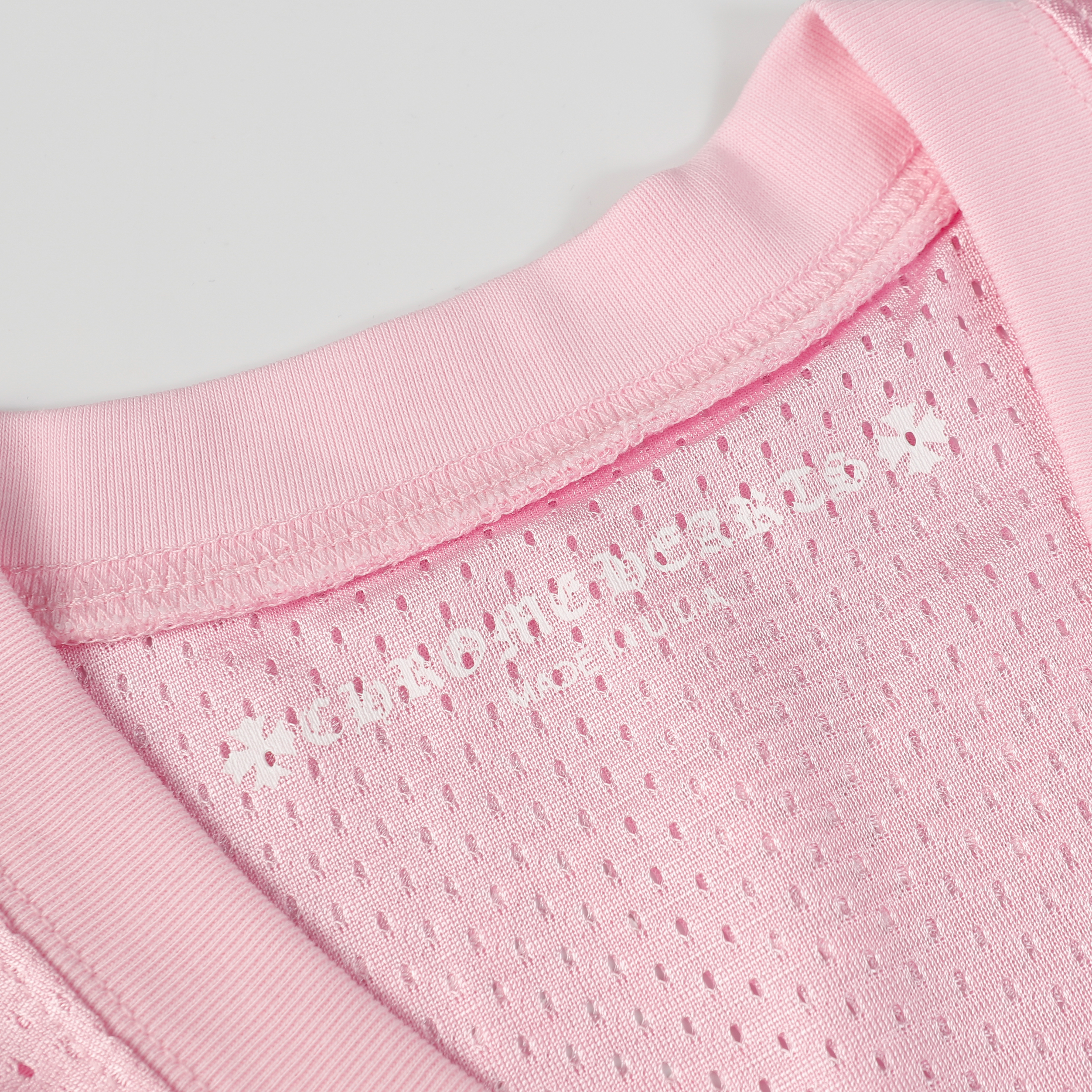 Chrome Hearts Ice Hockey Collection Silver-Plated Floral Sleeve Long Sleeve T-Shirt - Unisex Pink