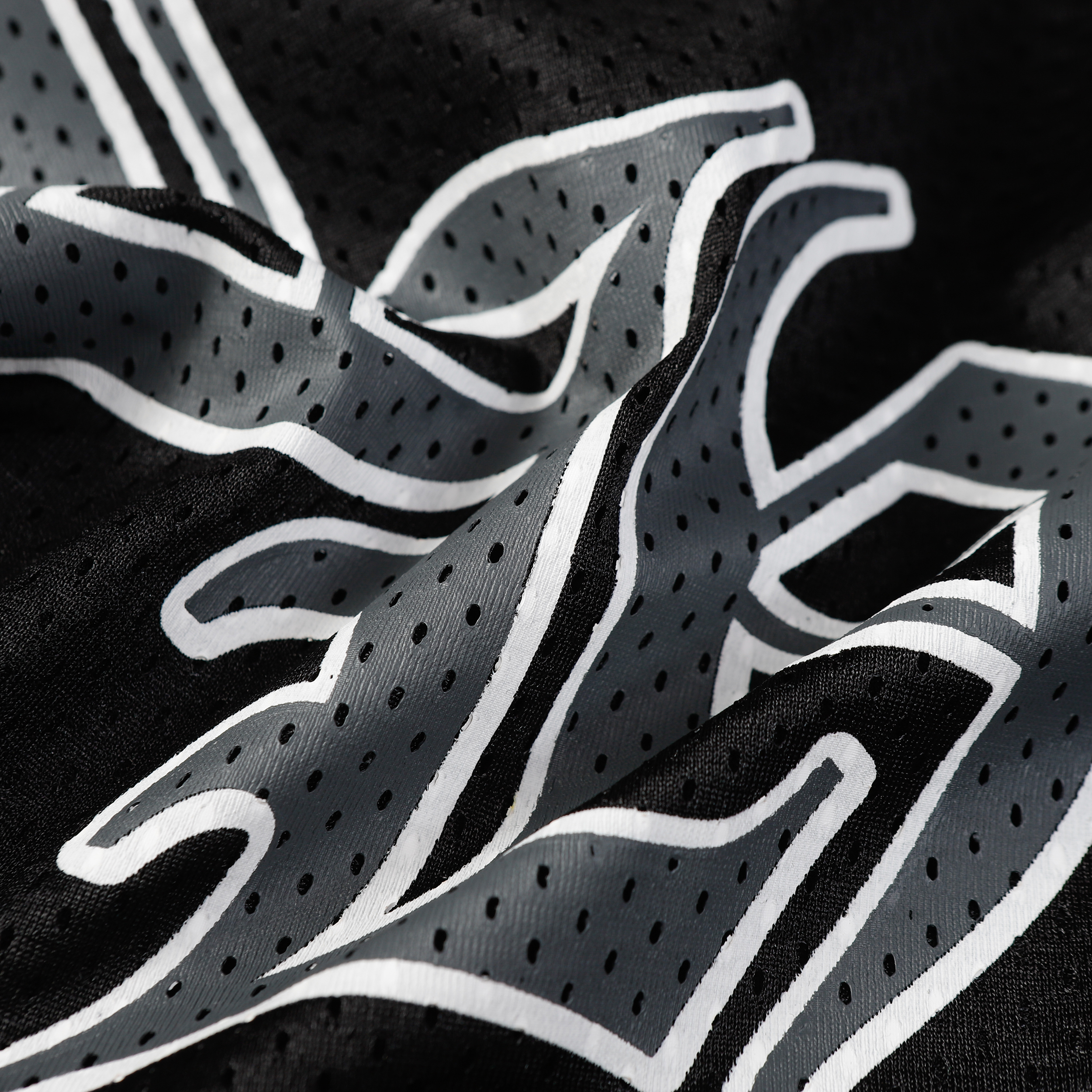 Chrome Hearts Ice Hockey Collection Silver-Plated Floral Sleeve Long Sleeve T-Shirt - Unisex Black