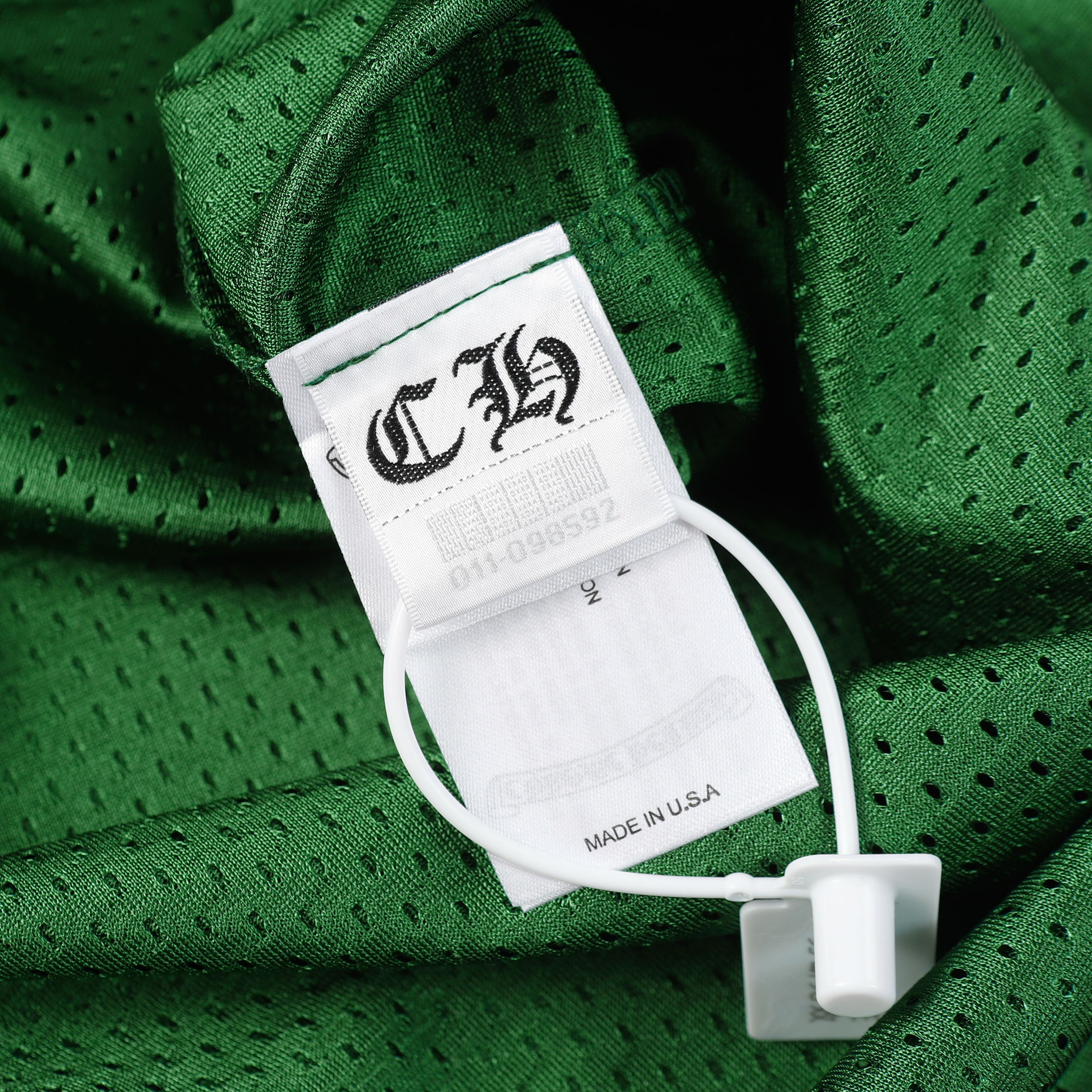 Chrome Hearts Ice Hockey Collection Silver-Plated Floral Sleeve Long Sleeve T-Shirt - Unisex Green