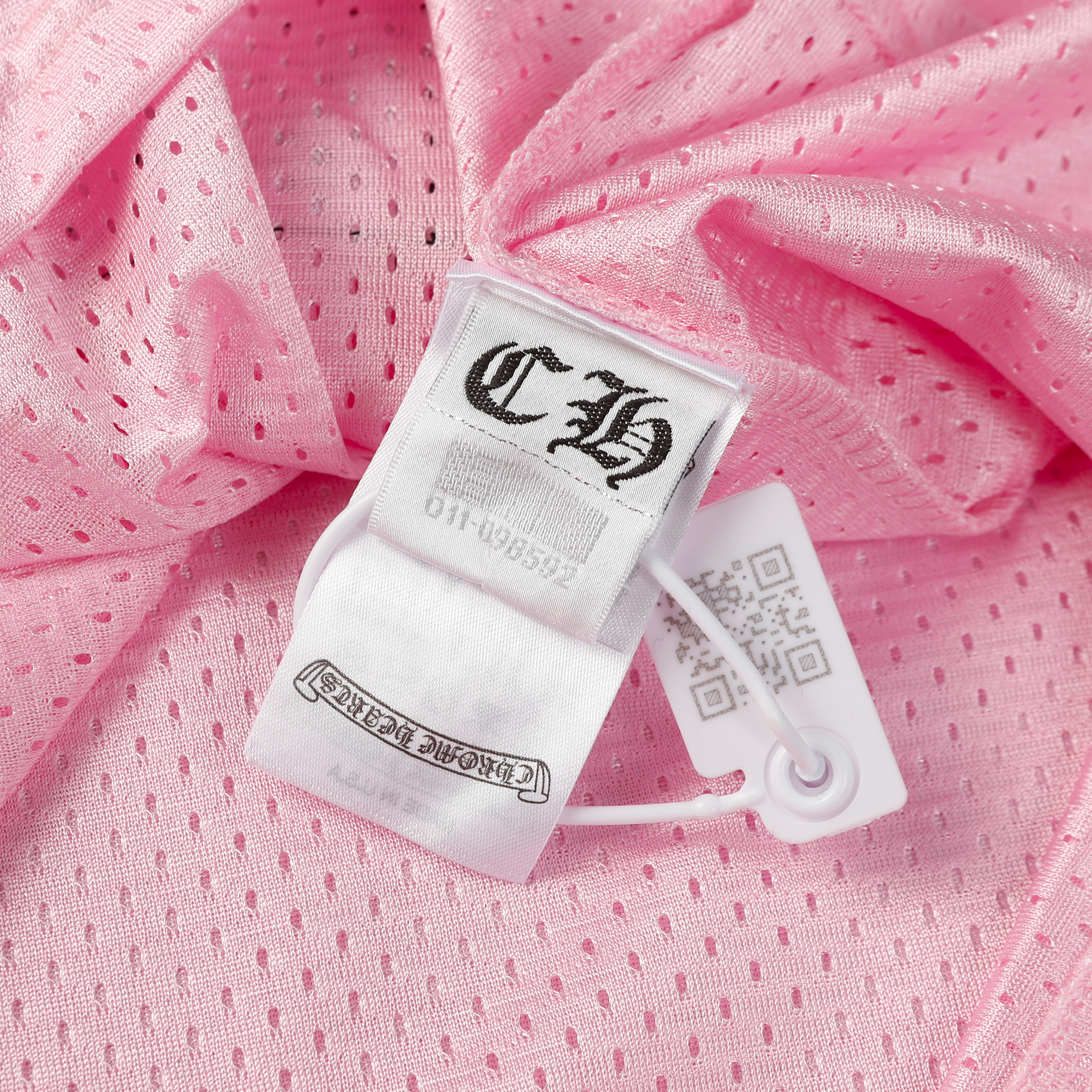 Chrome Hearts Ice Hockey Collection Silver-Plated Floral Sleeve Long Sleeve T-Shirt - Unisex Pink