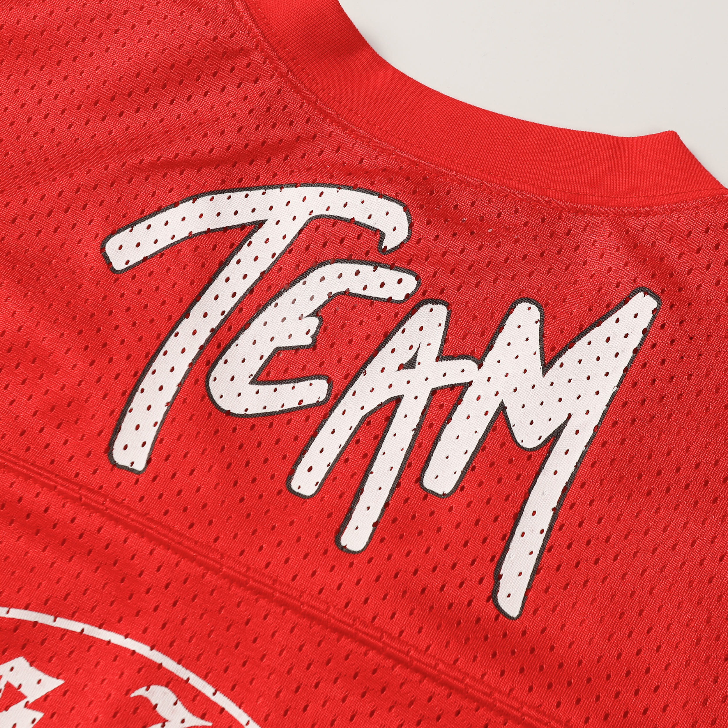 Chrome Hearts Ice Hockey Collection Silver-Plated Floral Sleeve Long Sleeve T-Shirt - Unisex Red