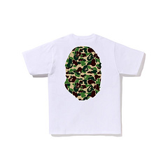 A BATHING APE Bape Ape Head Series Camo Ape Casual Short-Sleeve T-Shirt