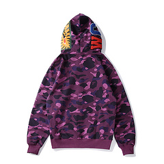 BATHING APE SS23 Color Camo Shark Full-Zip Hoodie – Men