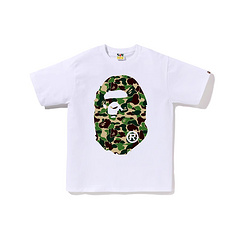 A BATHING APE Bape Ape Head Series Camo Ape Casual Short-Sleeve T-Shirt