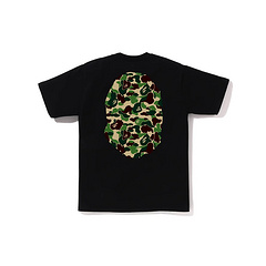 A BATHING APE Bape Ape Head Series Camo Ape Casual Short-Sleeve T-Shirt