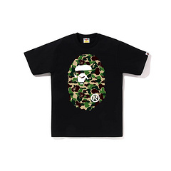 A BATHING APE Bape Ape Head Series Camo Ape Casual Short-Sleeve T-Shirt