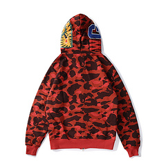 BATHING APE SS23 Color Camo Shark Full-Zip Hoodie – Men