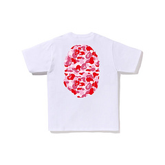 A BATHING APE Bape Ape Head Series Camo Ape Casual Short-Sleeve T-Shirt
