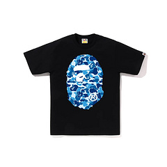 A BATHING APE Bape Ape Head Series Camo Ape Casual Short-Sleeve T-Shirt