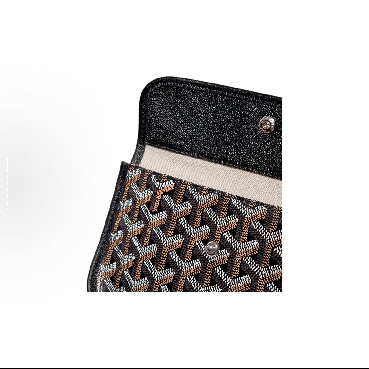 GOYARD Goyard Saint Louis Monogram Y-Pattern Leather Handles Canvas Linen Cotton Tote Bag with Calfskin Trim, Mother & Baby Tote Bag, Shopping Bag, Handbag