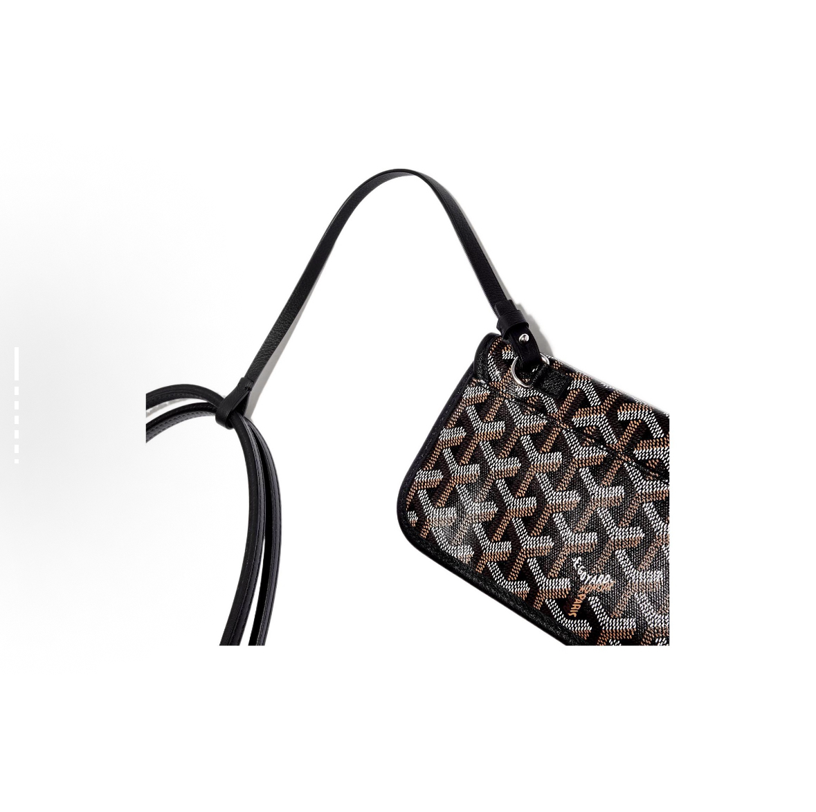 GOYARD Goyard Saint Louis Monogram Y-Pattern Leather Handles Canvas Linen Cotton Tote Bag with Calfskin Trim, Mother & Baby Tote Bag, Shopping Bag, Handbag