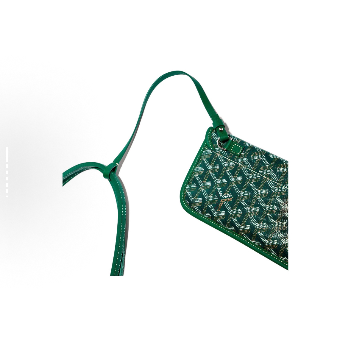 GOYARD Goyard Saint Louis Monogram Y-Pattern Leather Handles Canvas Linen Cotton Tote Bag with Calfskin Trim, Mother & Baby Tote Bag, Shopping Bag, Handbag