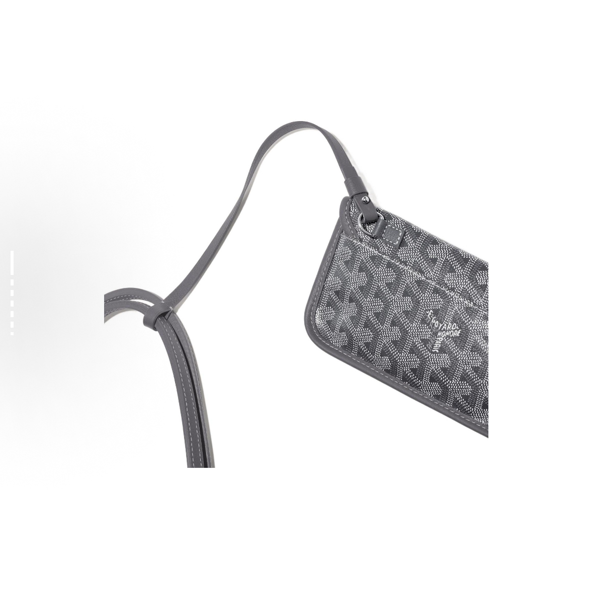 GOYARD Goyard Saint Louis Monogram Y-Pattern Leather Handles Canvas Linen Cotton Tote Bag with Calfskin Trim, Mother & Baby Tote Bag, Shopping Bag, Handbag