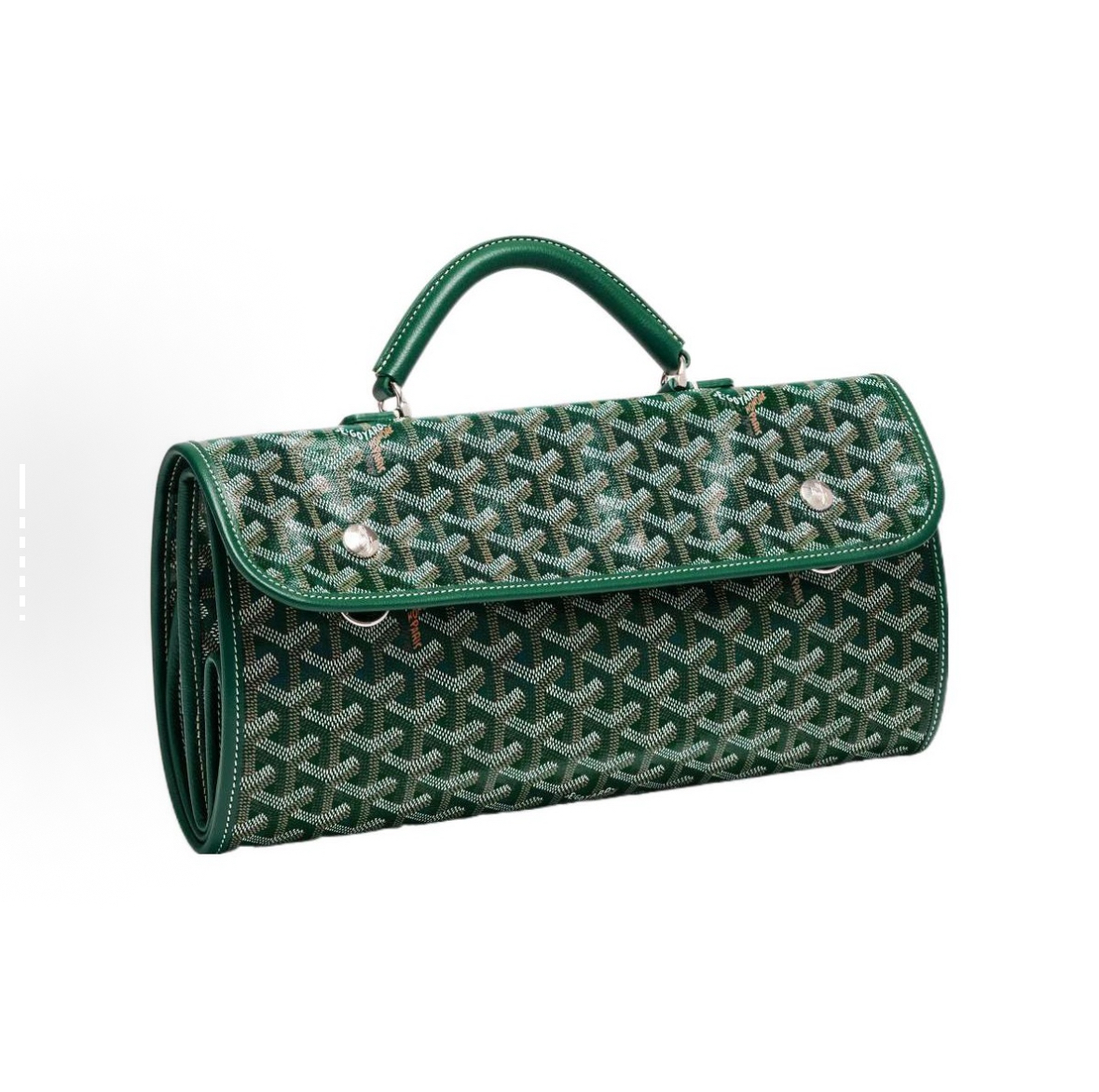 GOYARD Saint Léger Monogram Y-Pattern Foldable Multi-Pocket Large Capacity Canvas & Calfskin Tote/Backpack, Medium Size, Unisex Couple Style